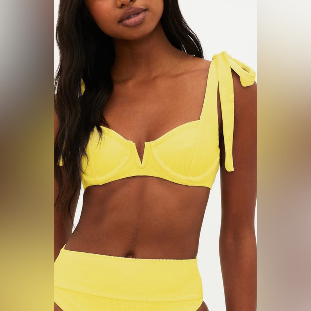 Beach Riot Yellow Bikini Set - Picture 2 of 6